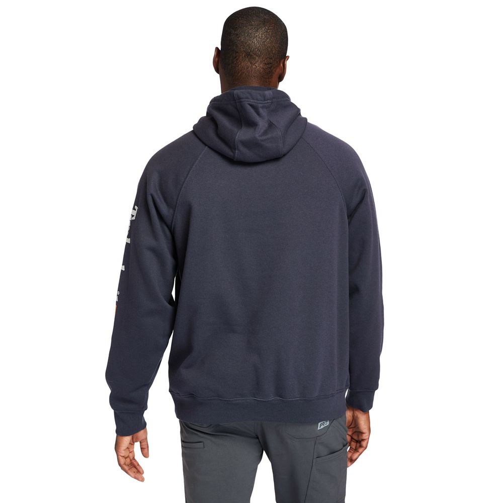 Timberland Φουτερ Ανδρικα Σκουρο Μπλε - Pro® Hood Honcho Sport Hoodie - Greece 9324816-LB